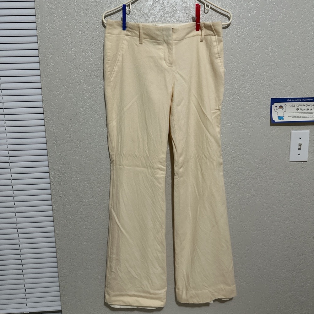 The Limited, Cassidy Fit, sz 2, cream wool pants